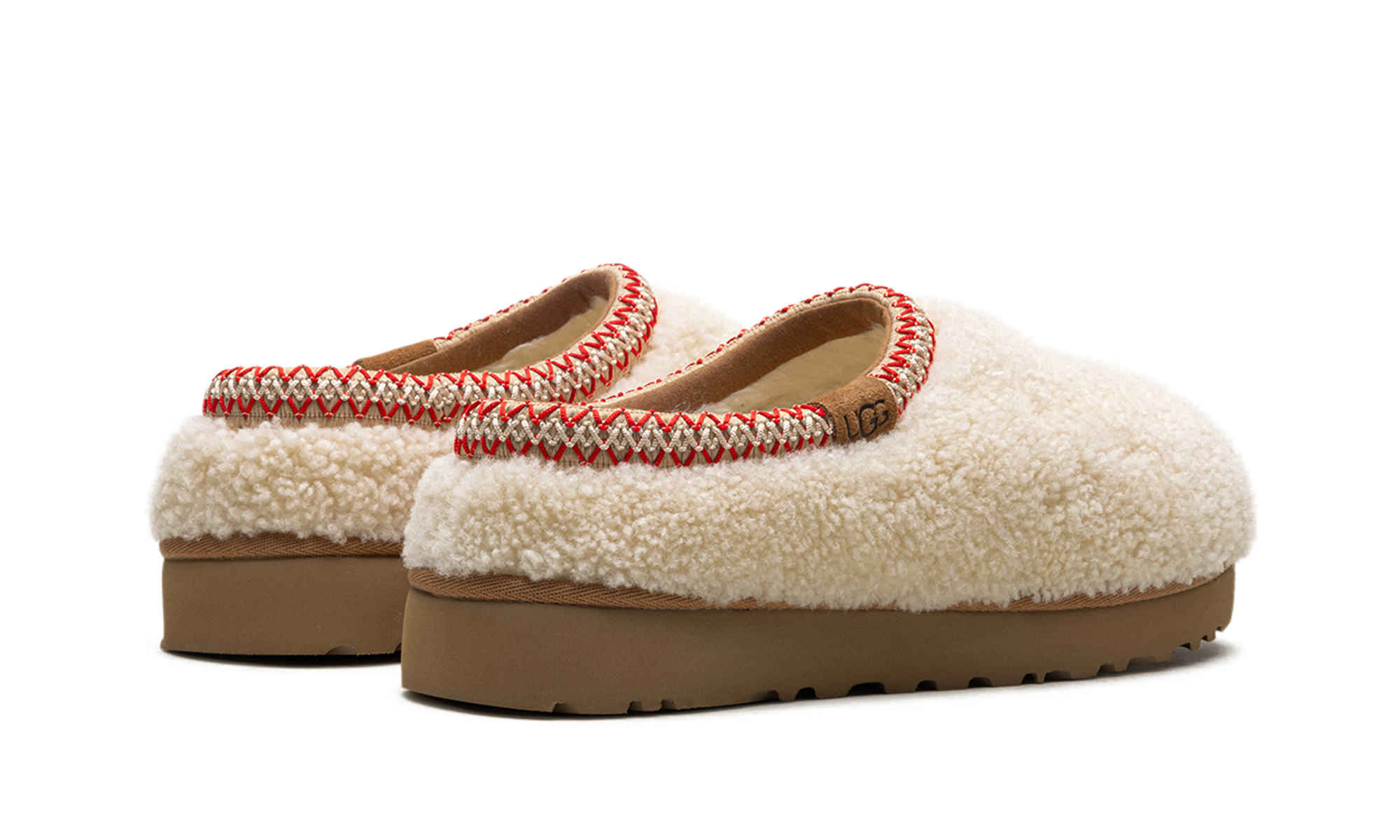 Tasman Maxi Curly Slipper Women "Natural" 1158356 NAT
