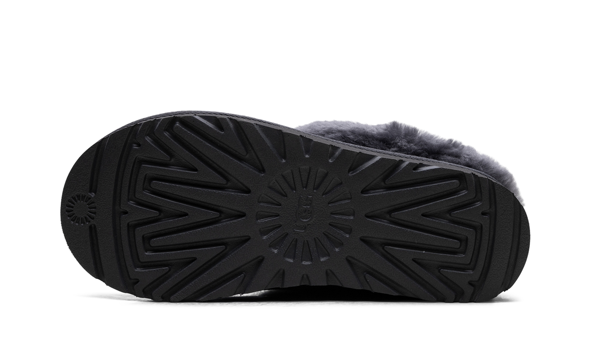 Tazzette Genuine Shearling Collar Slipper Women "Obsidian" 1134810 OBS