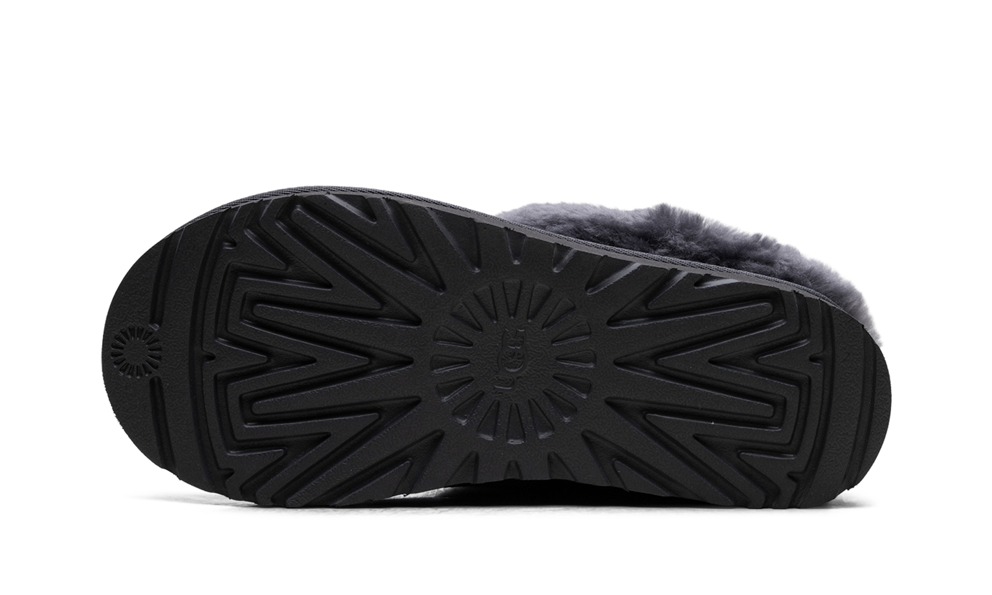 Tazzette Genuine Shearling Collar Slipper Women "Obsidian" 1134810 OBS
