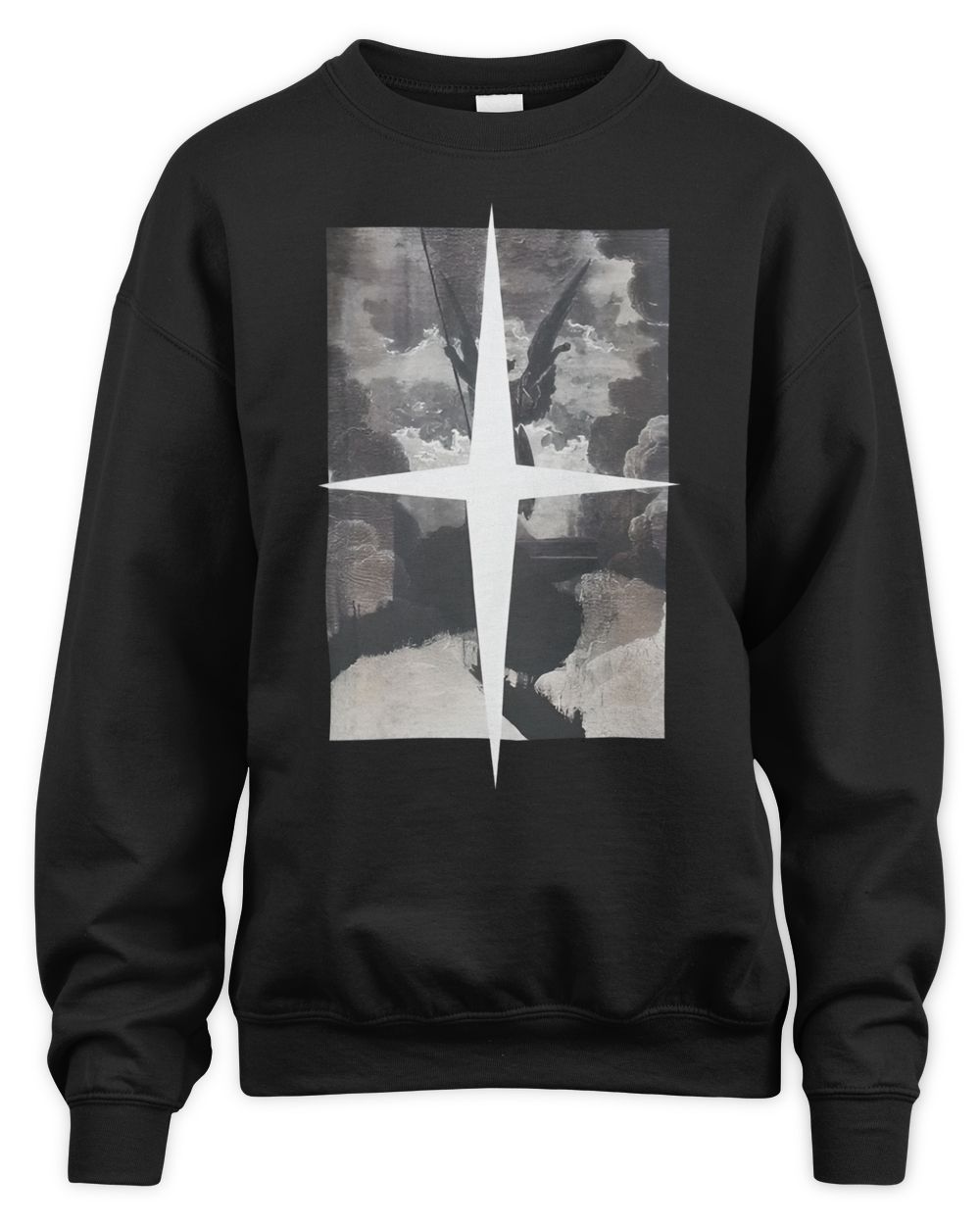 Techwear On Clothing Angel Cross Graphic Shirt