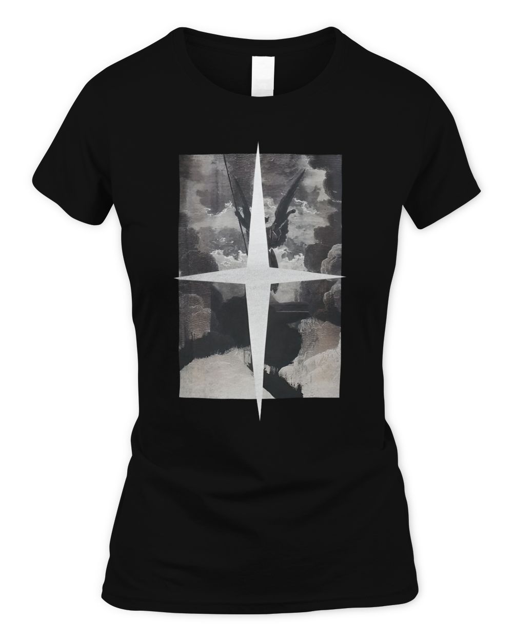 Techwear On Clothing Angel Cross Graphic Shirt