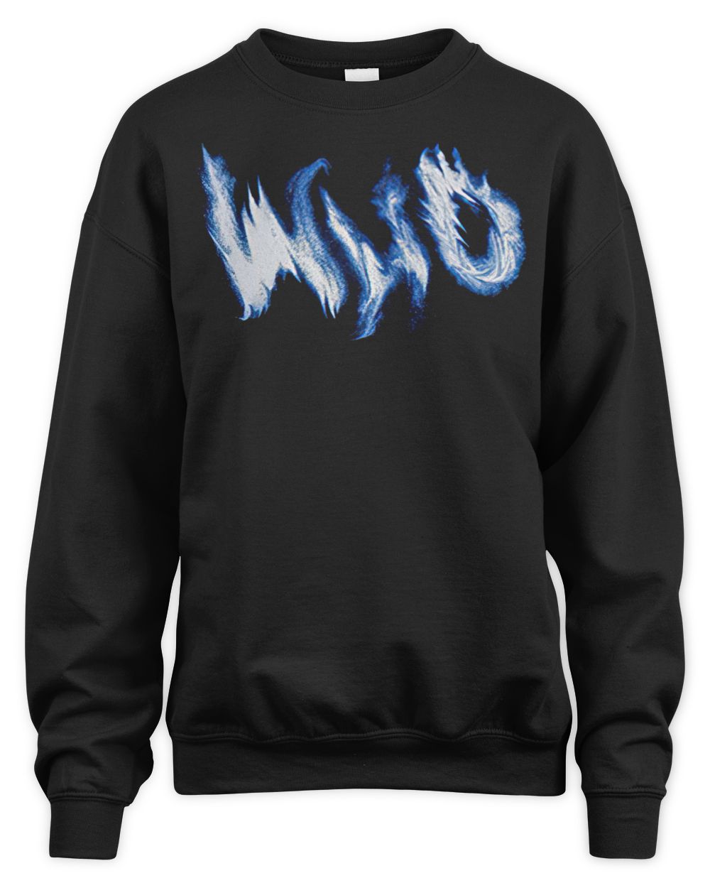 Techwear On Clothing Dark Blue Fire Flame Shirt