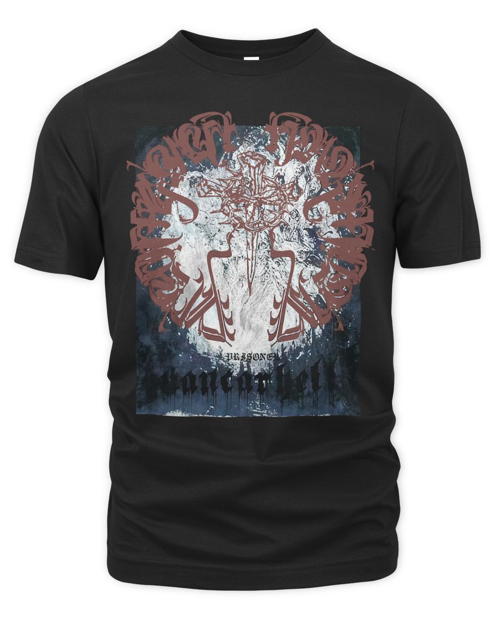 Techwear On Clothing Dark Graffiti Shirt