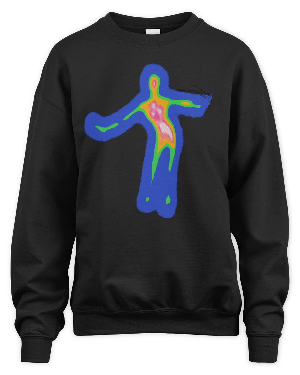Techwear On Clothing Distorted Portrait Graphic Shirt