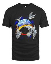 Techwear On Clothing Earth Flame Doves Shirt