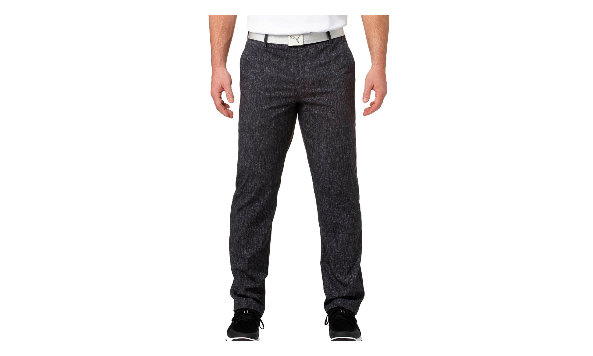 Texture Print Pant "Black"