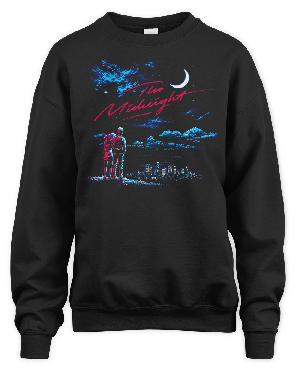 The Midnight Merch Pixel Overlook Shirt