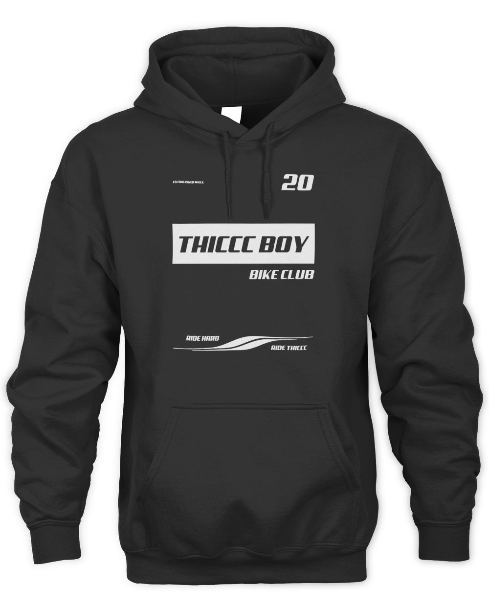 Thiccc Boy Merch Bike Club T-Shirt