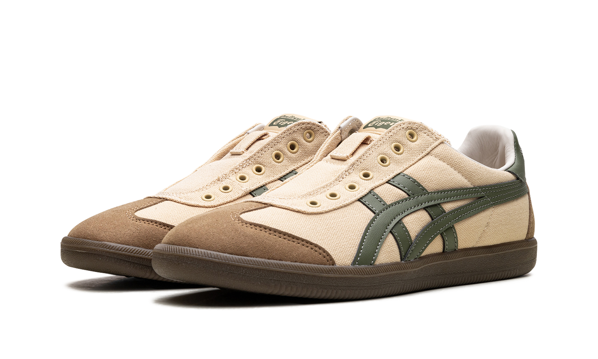 Tiger Tokuten Slip-On "Beige brown green" 1183C129 250