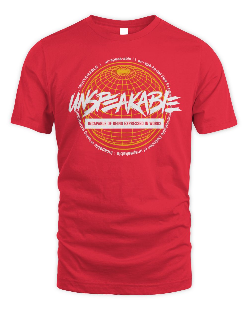 Unspeakable Merch Camo Hex Shirt