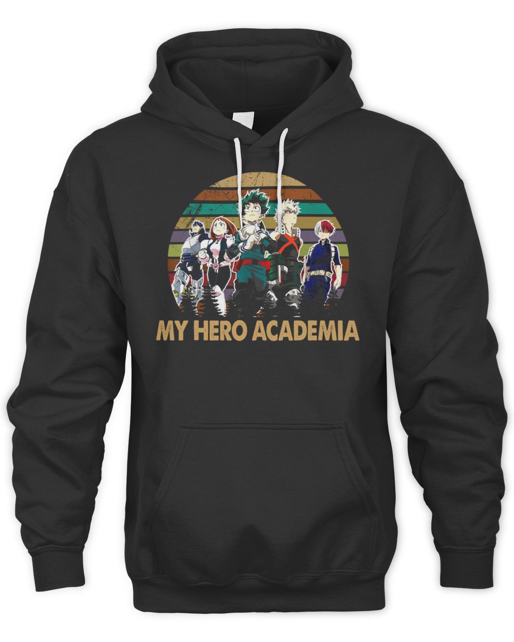 Vintage Academia My Heros Outfits Anime Manga Series For Fan Shirt