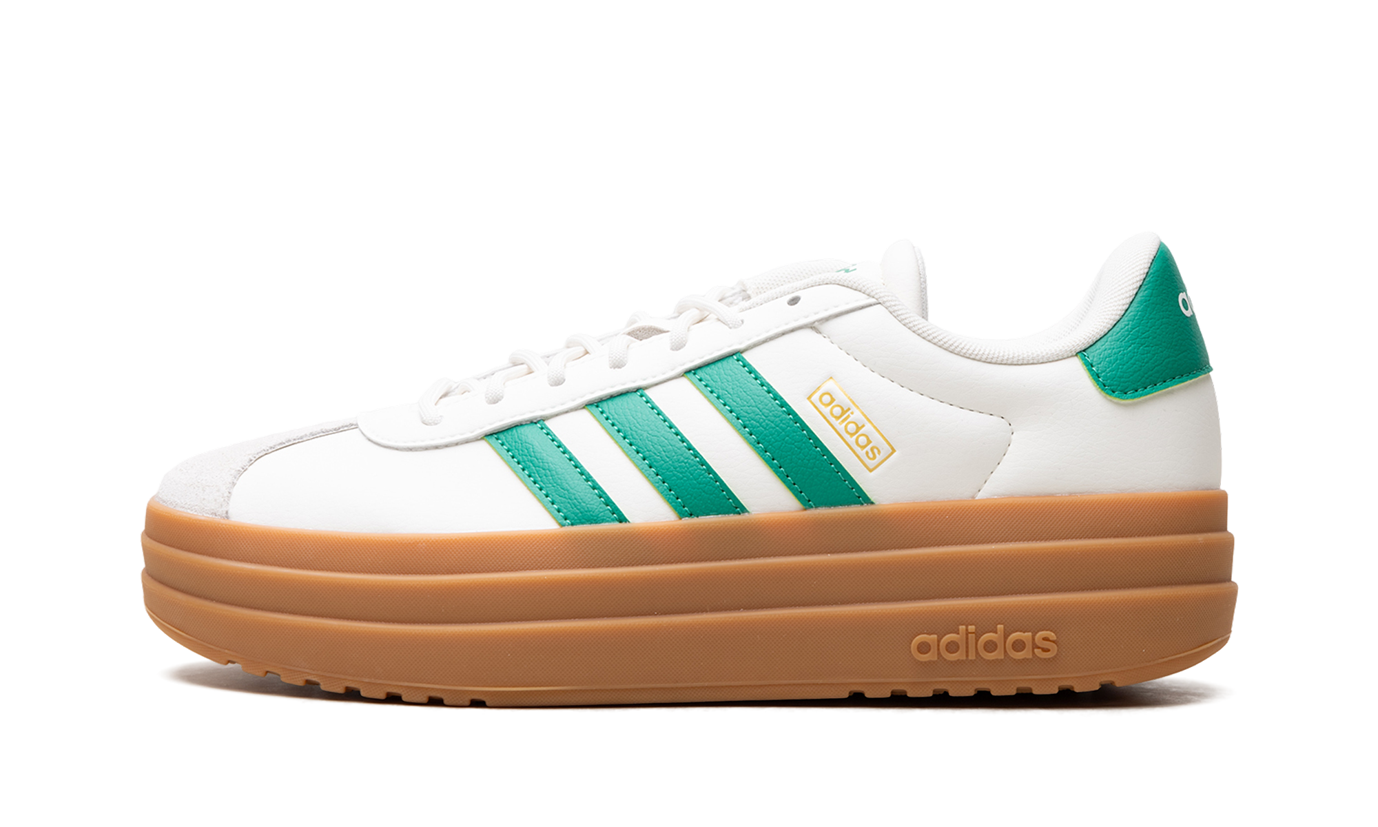 Vl Court Bold Women "Core white court green gold metallic" JQ7832