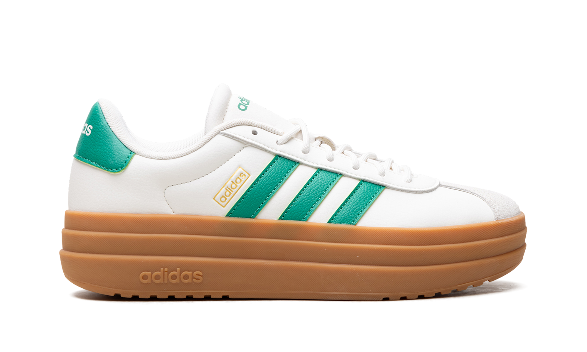 Vl Court Bold Women "Core white court green gold metallic" JQ7832