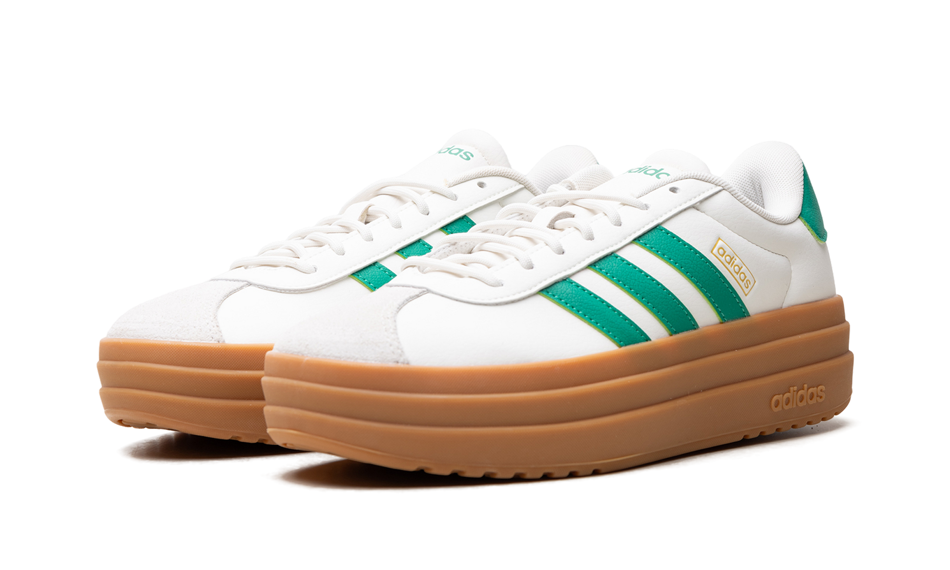 Vl Court Bold Women "Core white court green gold metallic" JQ7832