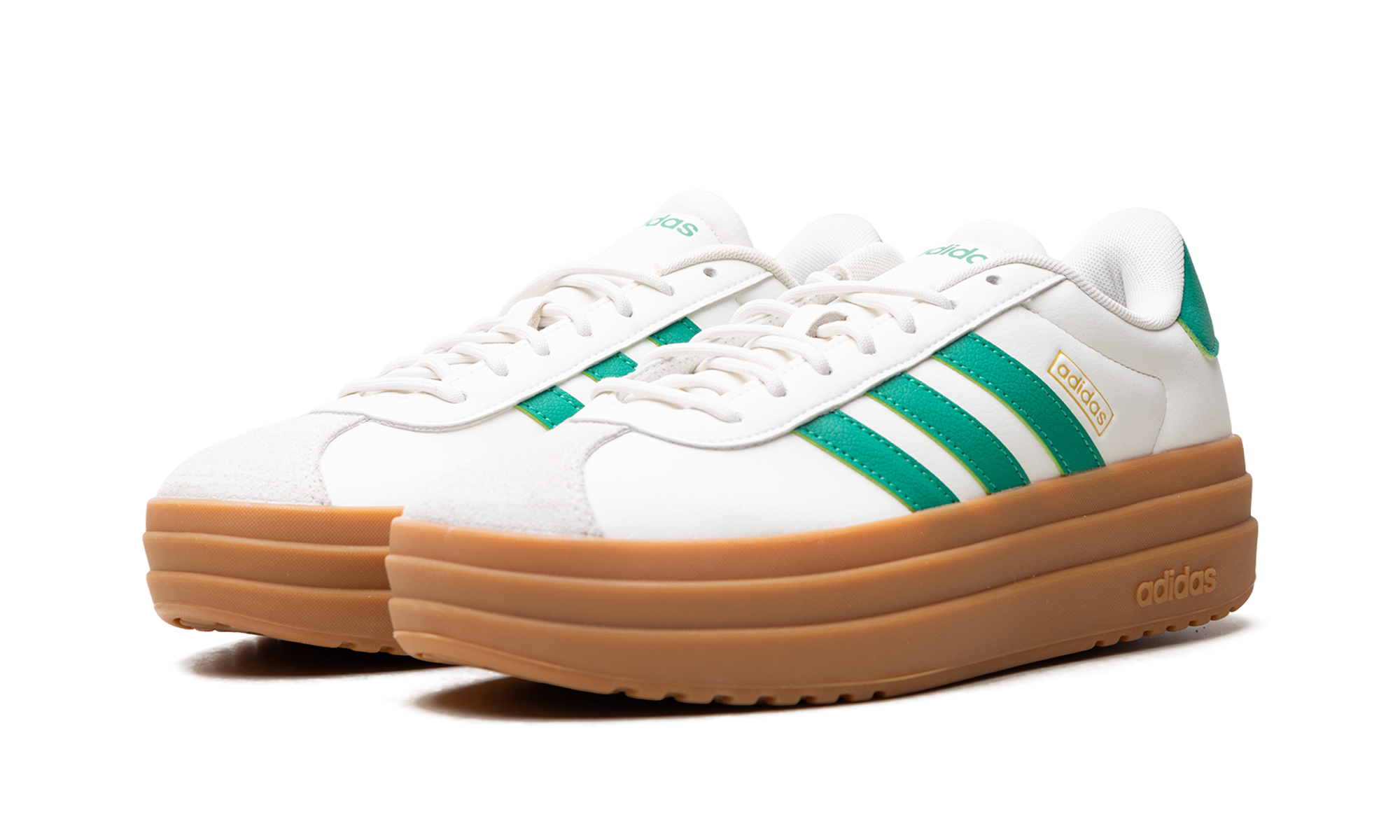 Vl Court Bold Women "Core white court green gold metallic" JQ7832