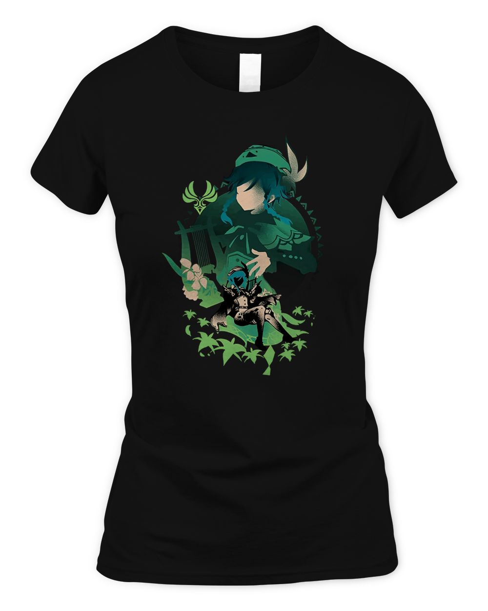 Vshojo Merch Green Bard Shirt