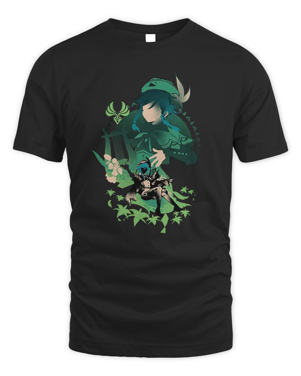 Vshojo Merch Green Bard Shirt