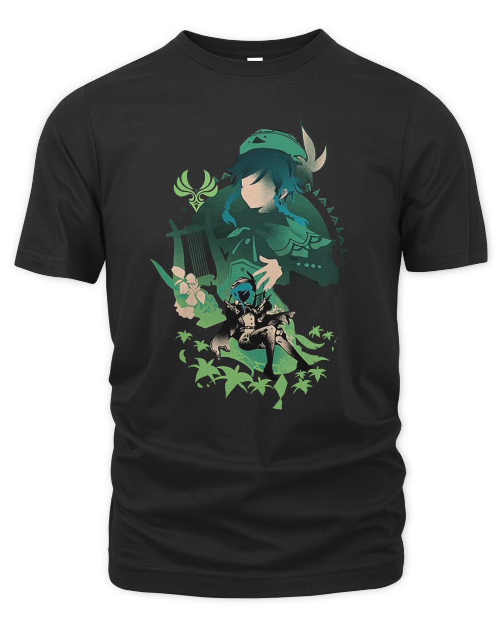 Vshojo Merch Green Bard Shirt