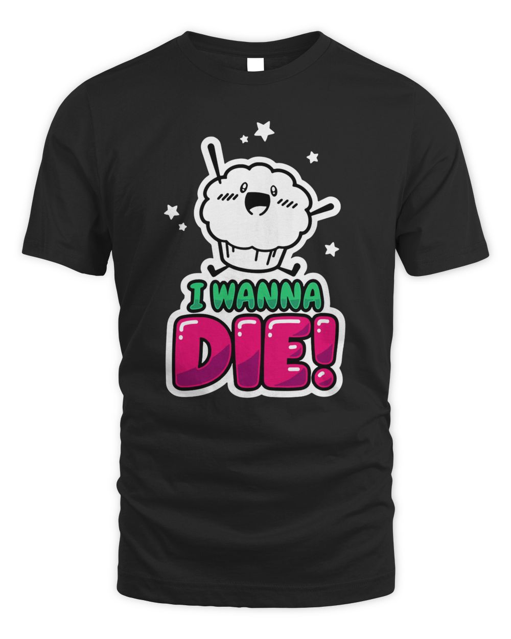 Vshojo Merch I Wanna Die Shirt