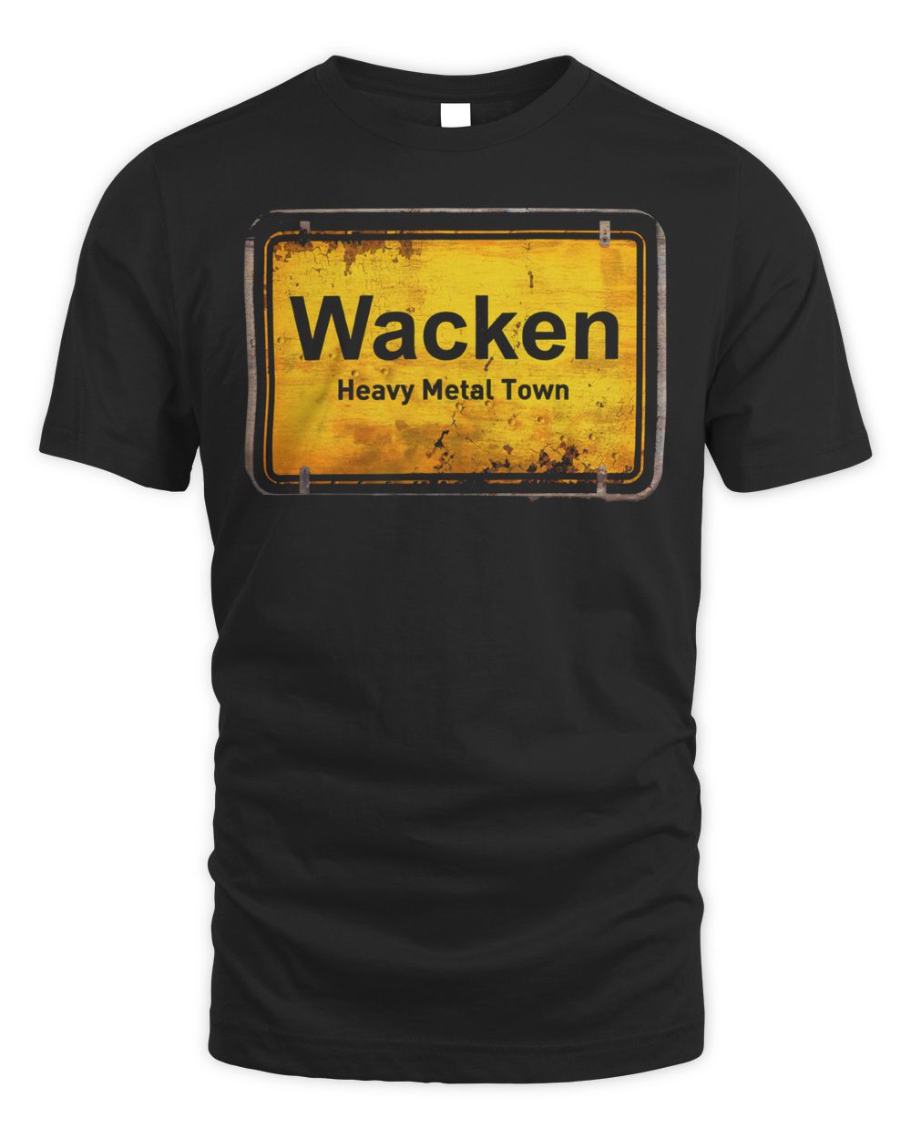 Wacken Merchandise Ortsschild Acid Shirt