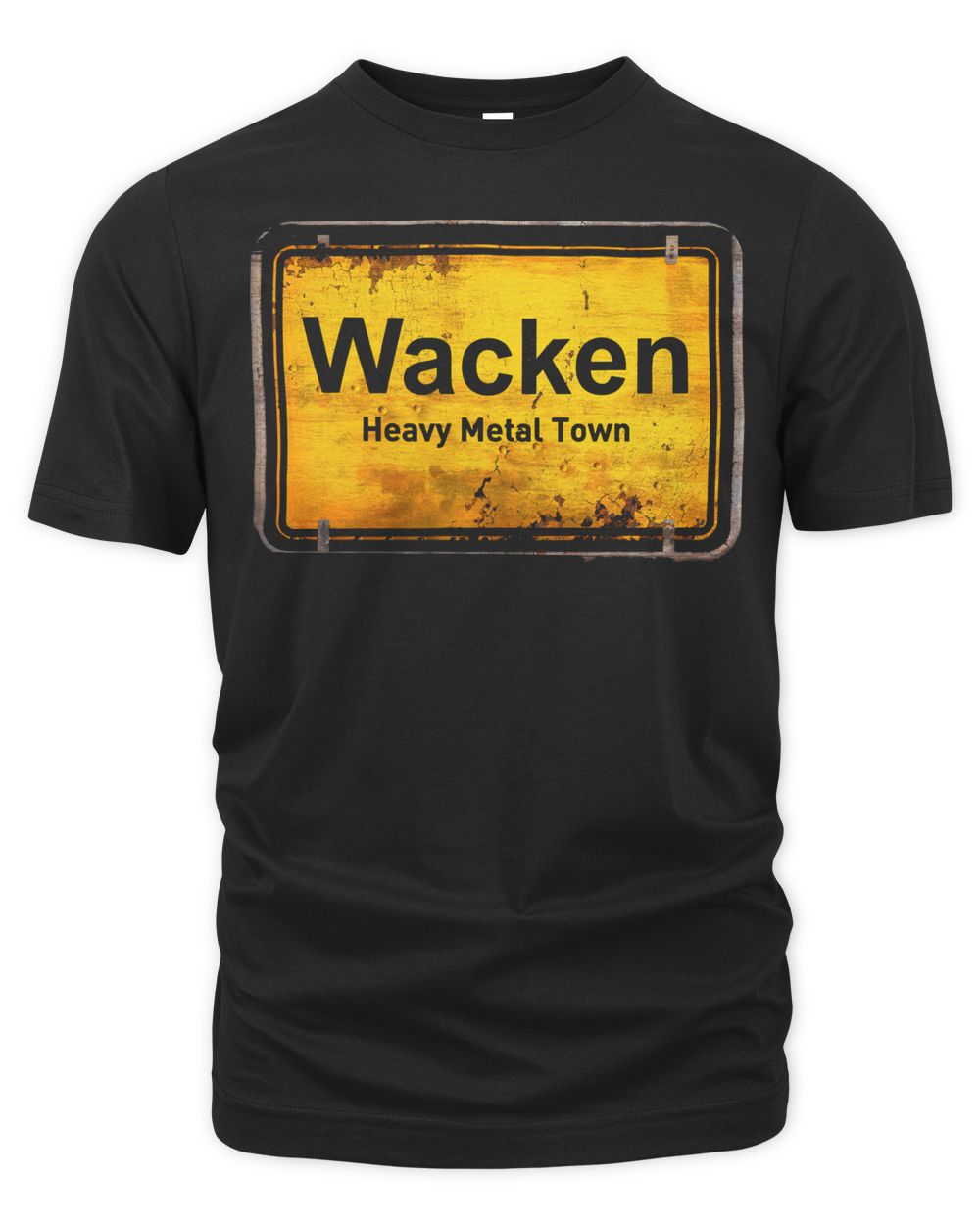 Wacken Merchandise Ortsschild Acid Shirt