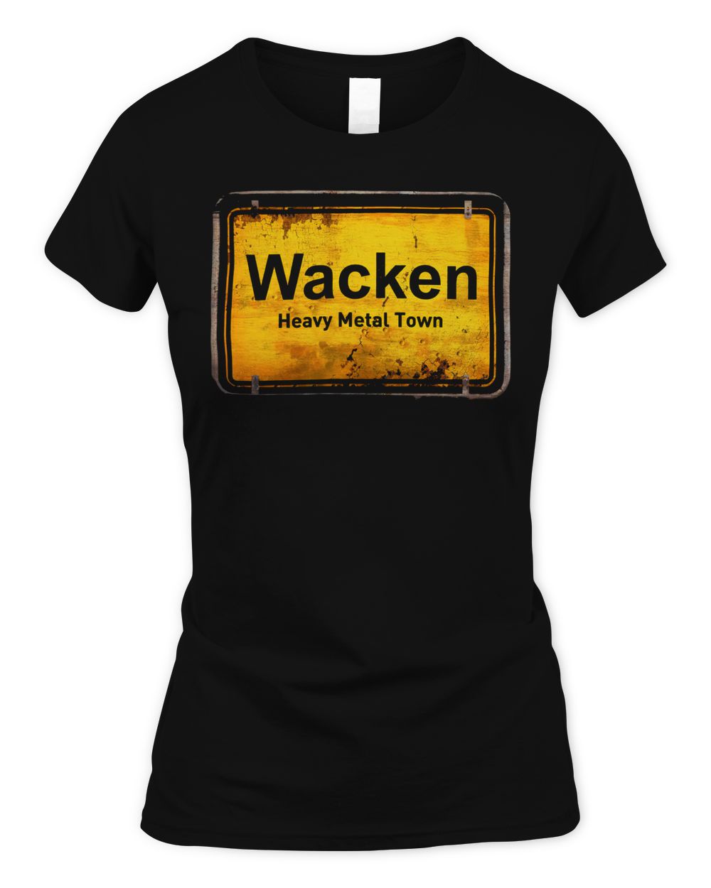 Wacken Merchandise Ortsschild Acid Shirt