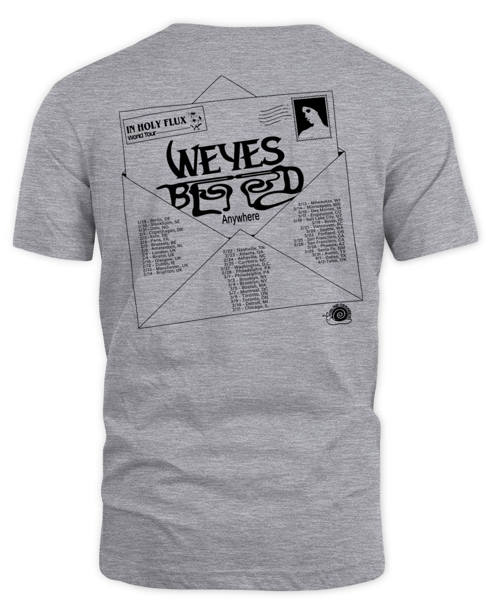 Weyes Blood Merch World Tour 2023 Shirt