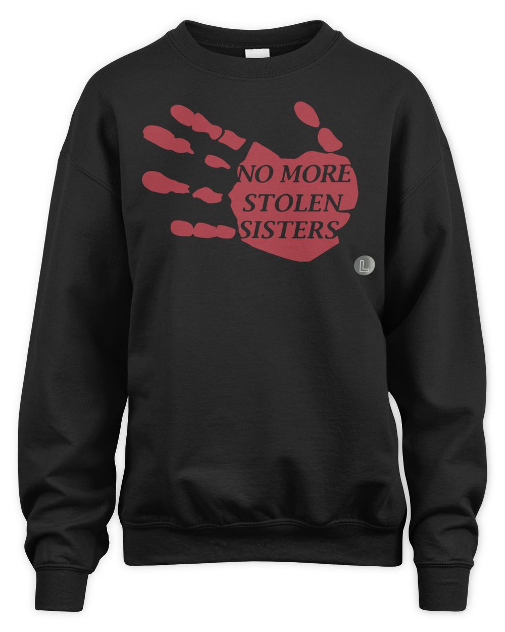 Wolfpack Apparel Handprint No More Stolen Sisters Shirt