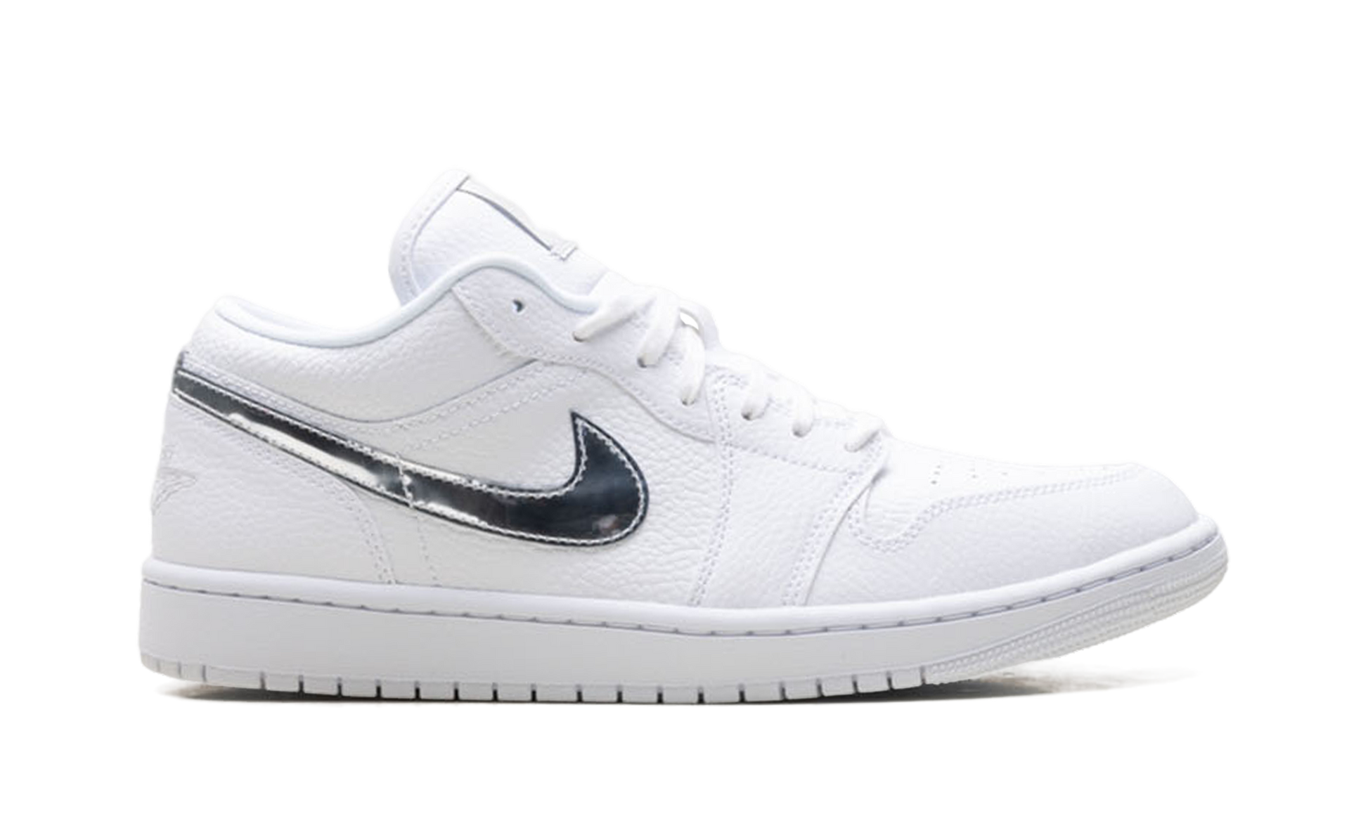 Womens Air Jordan 1 Low Se "White Metallic Silver'"