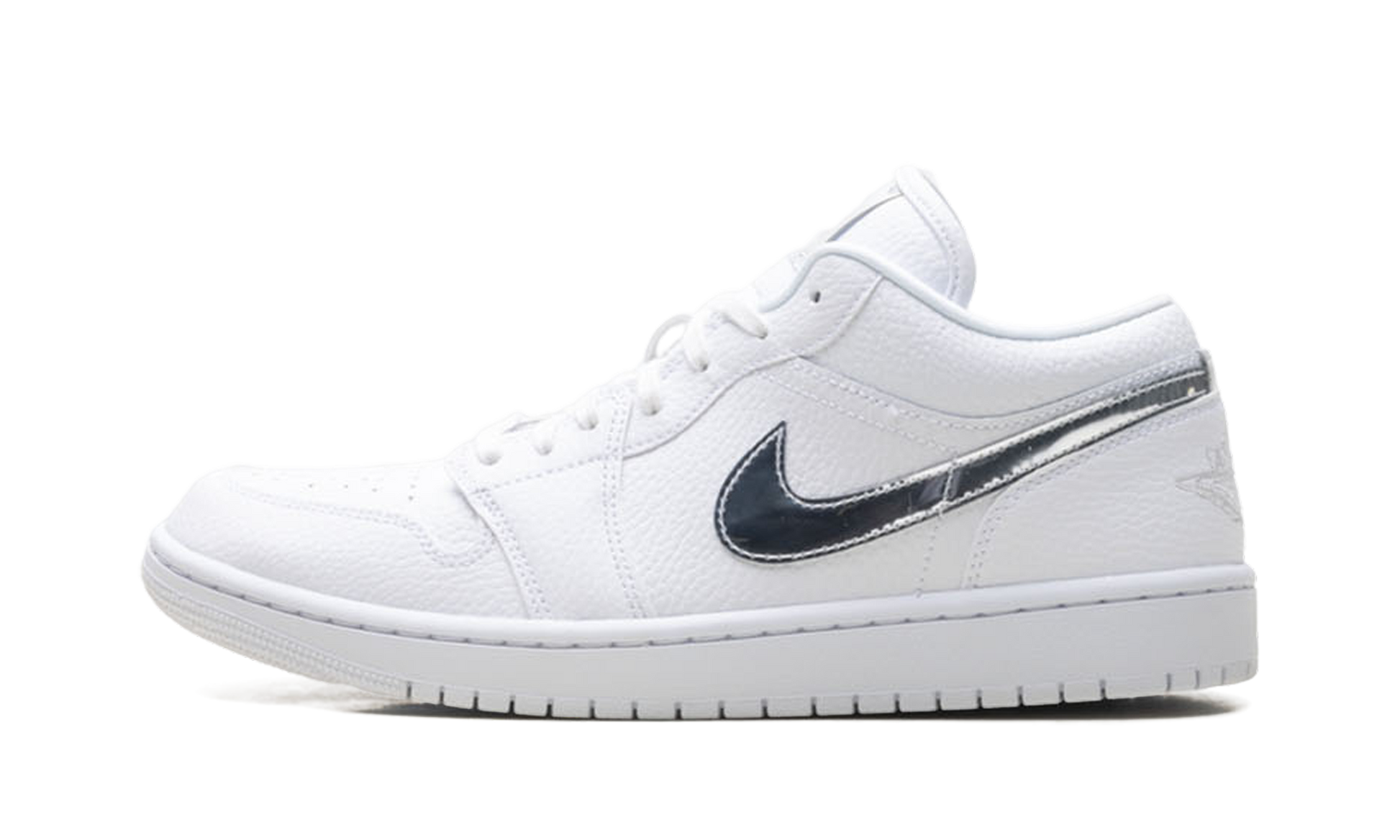 Womens Air Jordan 1 Low Se "White Metallic Silver'"