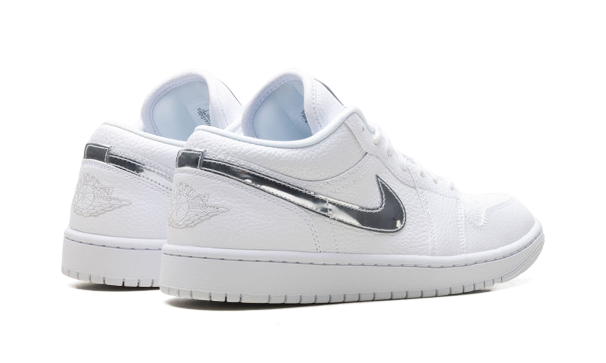 Womens Air Jordan 1 Low Se "White Metallic Silver'"