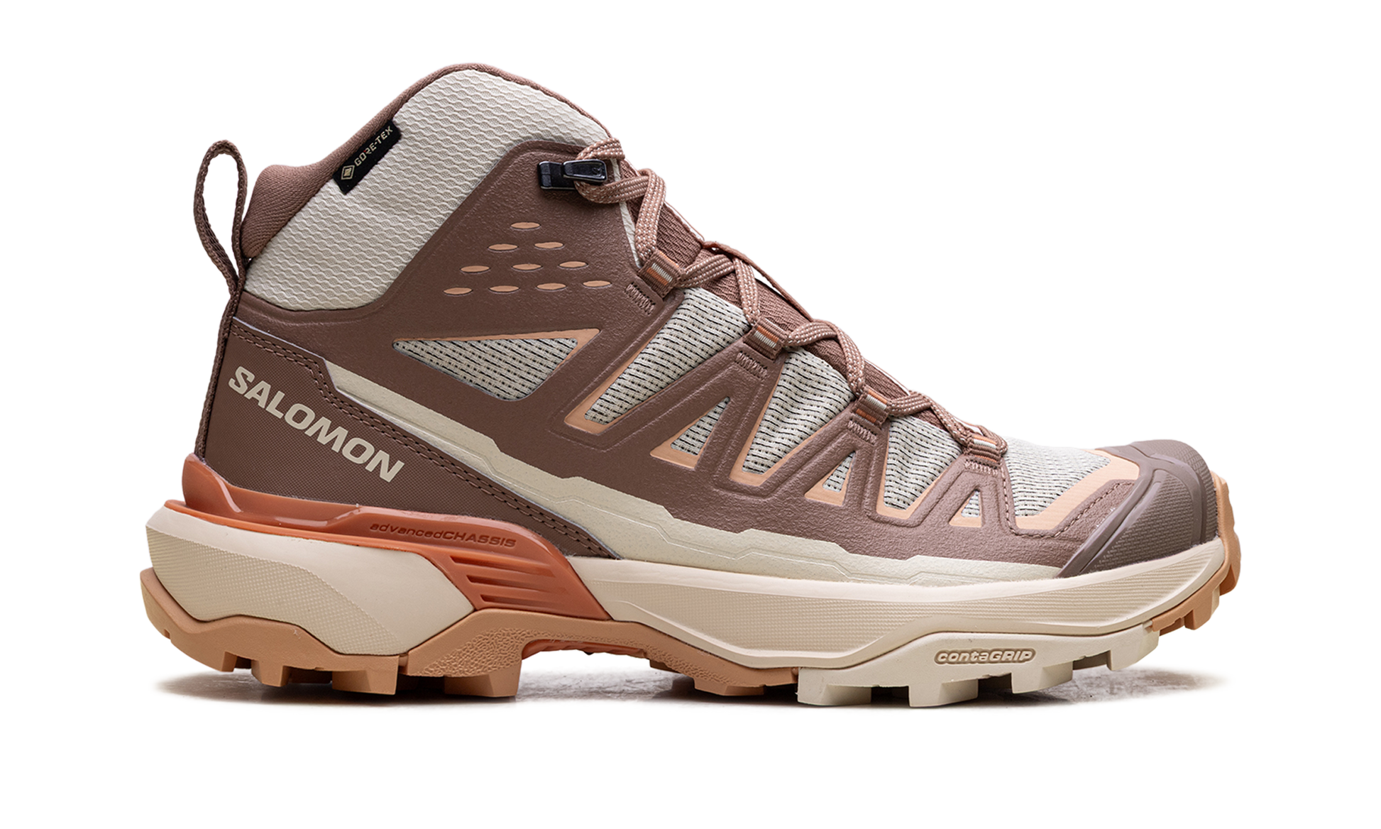 X Ultra 360 Edge Mid Gore-Tex Women "Shortbread / raw umber / prairie sunset" L4746270022