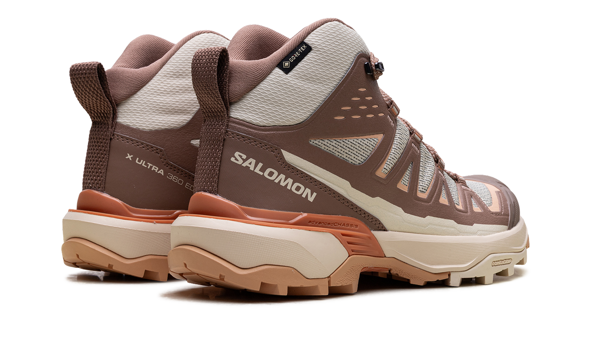 X Ultra 360 Edge Mid Gore-Tex Women "Shortbread / raw umber / prairie sunset" L4746270022