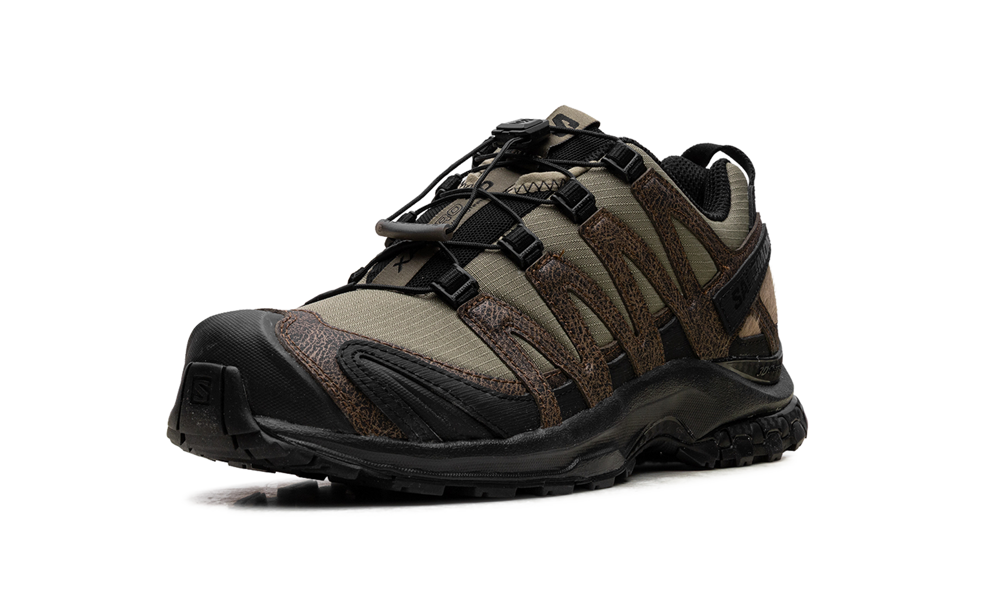 Xa Pro 3d Distressed Leather "Dark earth black" L47797400