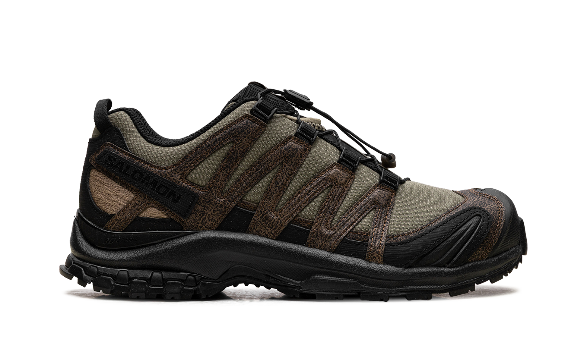 Xa Pro 3d Distressed Leather "Dark earth black" L47797400