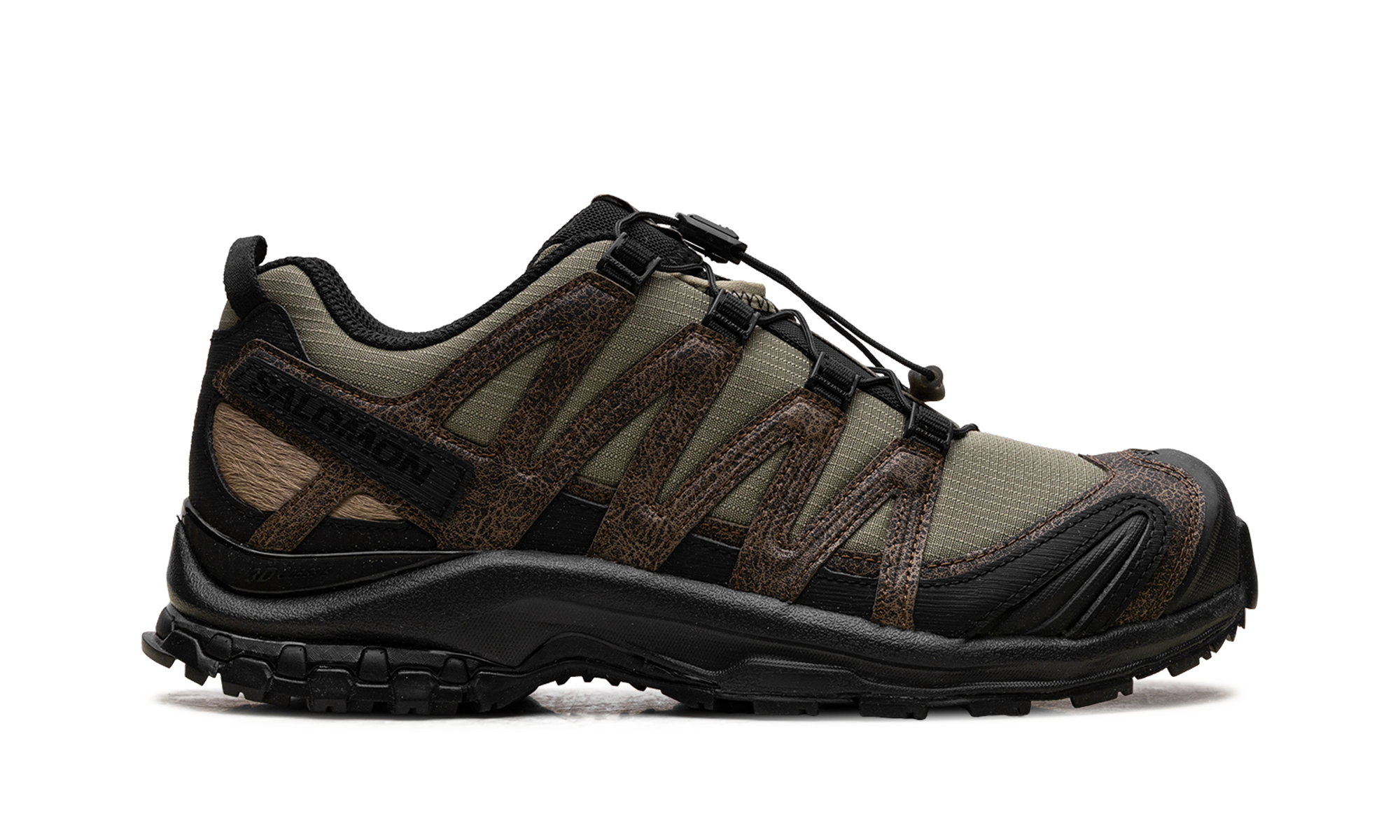 Xa Pro 3d Distressed Leather "Dark earth black" L47797400