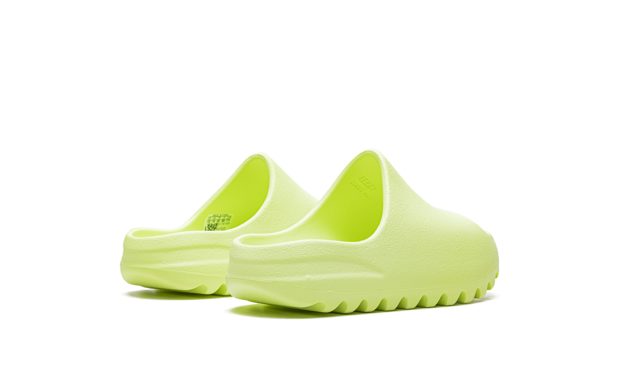 Yeezy Slide Kids "Glow green" HQ4116