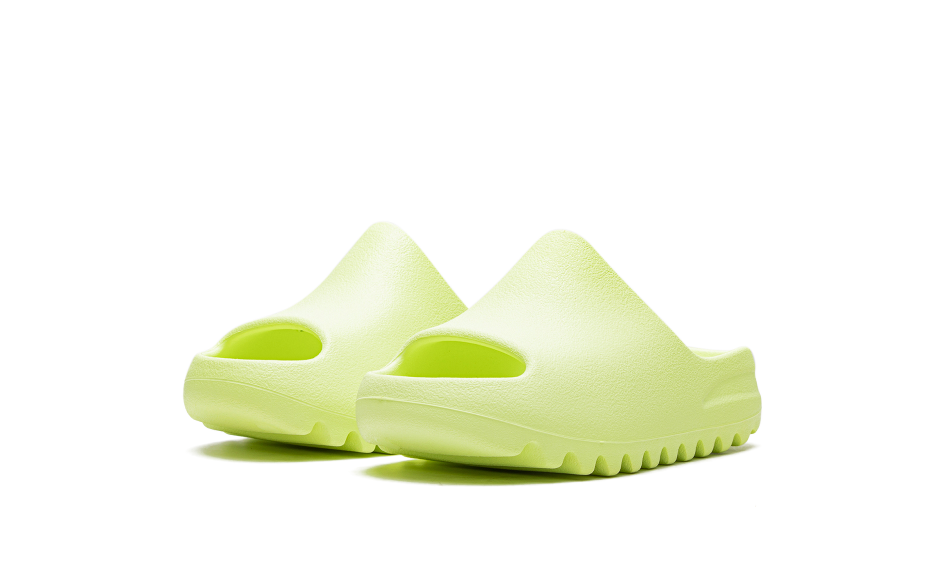 Yeezy Slide Kids "Glow green" HQ4116