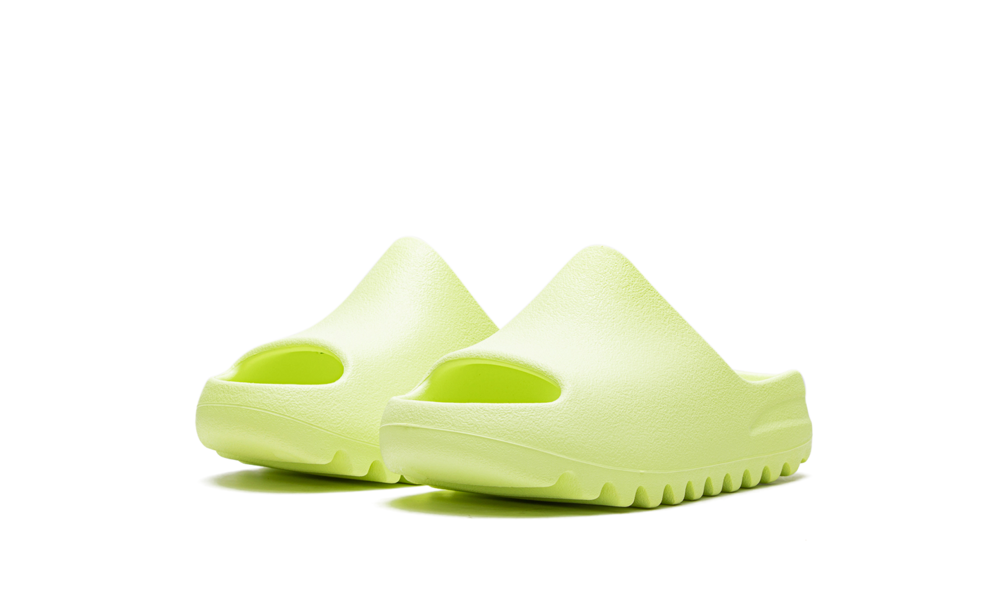 Yeezy Slide Kids "Glow green" HQ4116