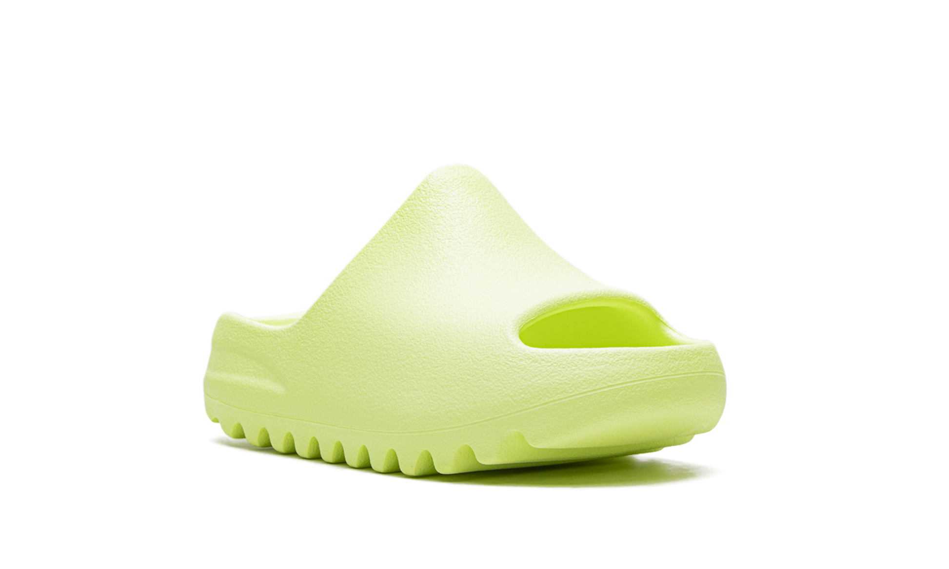 Yeezy Slide Kids "Glow green" HQ4116