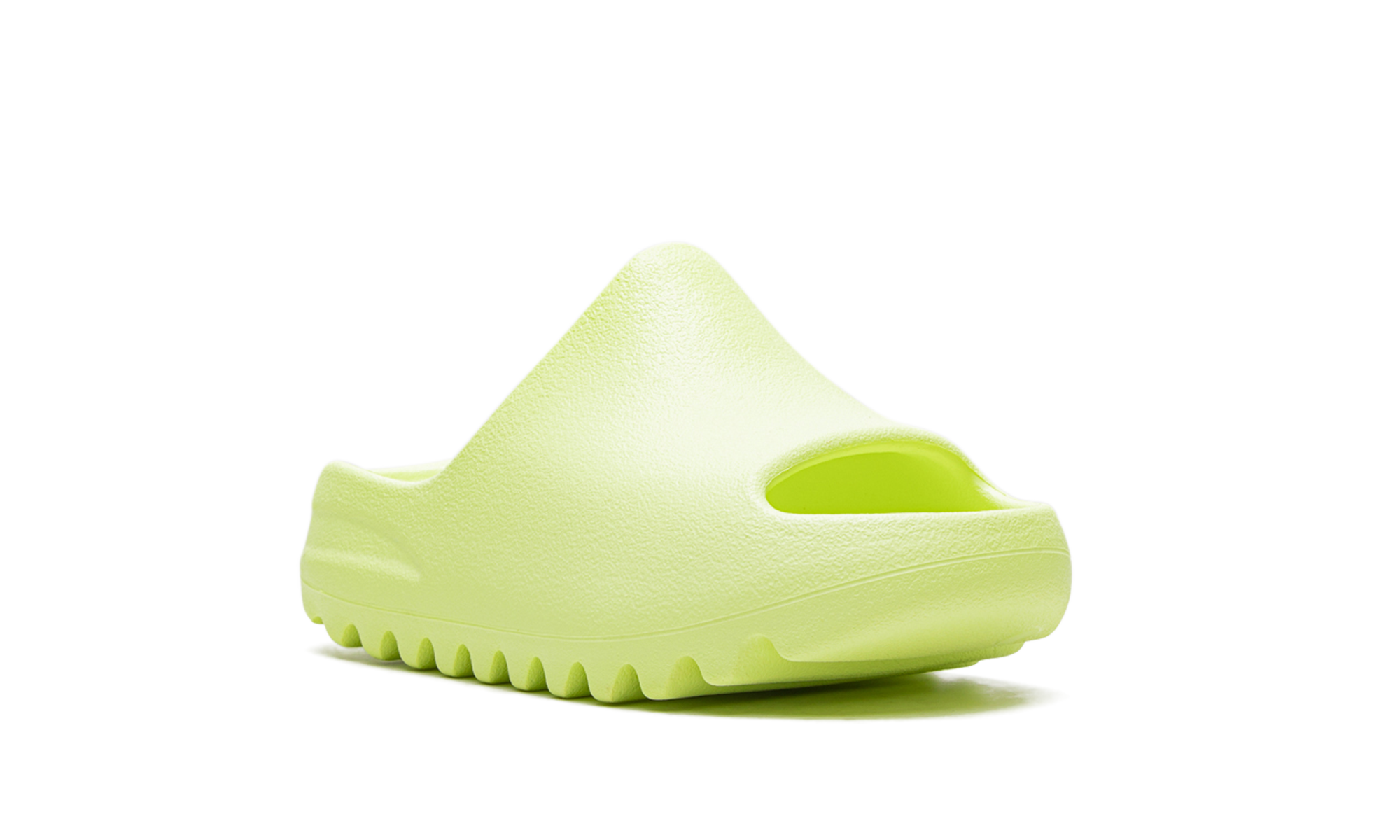 Yeezy Slide Kids "Glow green" HQ4116