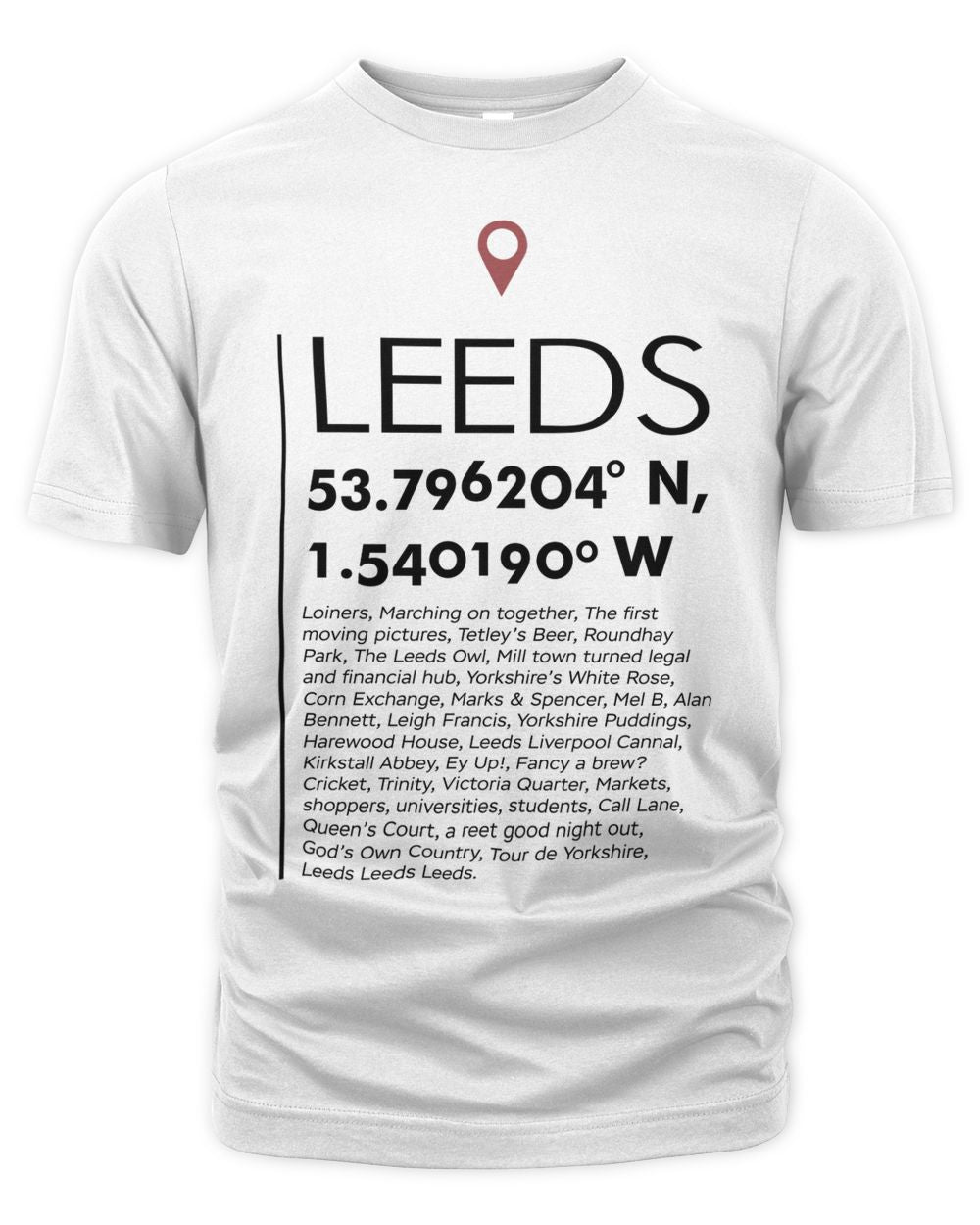 Yorkshire Tea Merchandise You Are Here Leeds Shirt
