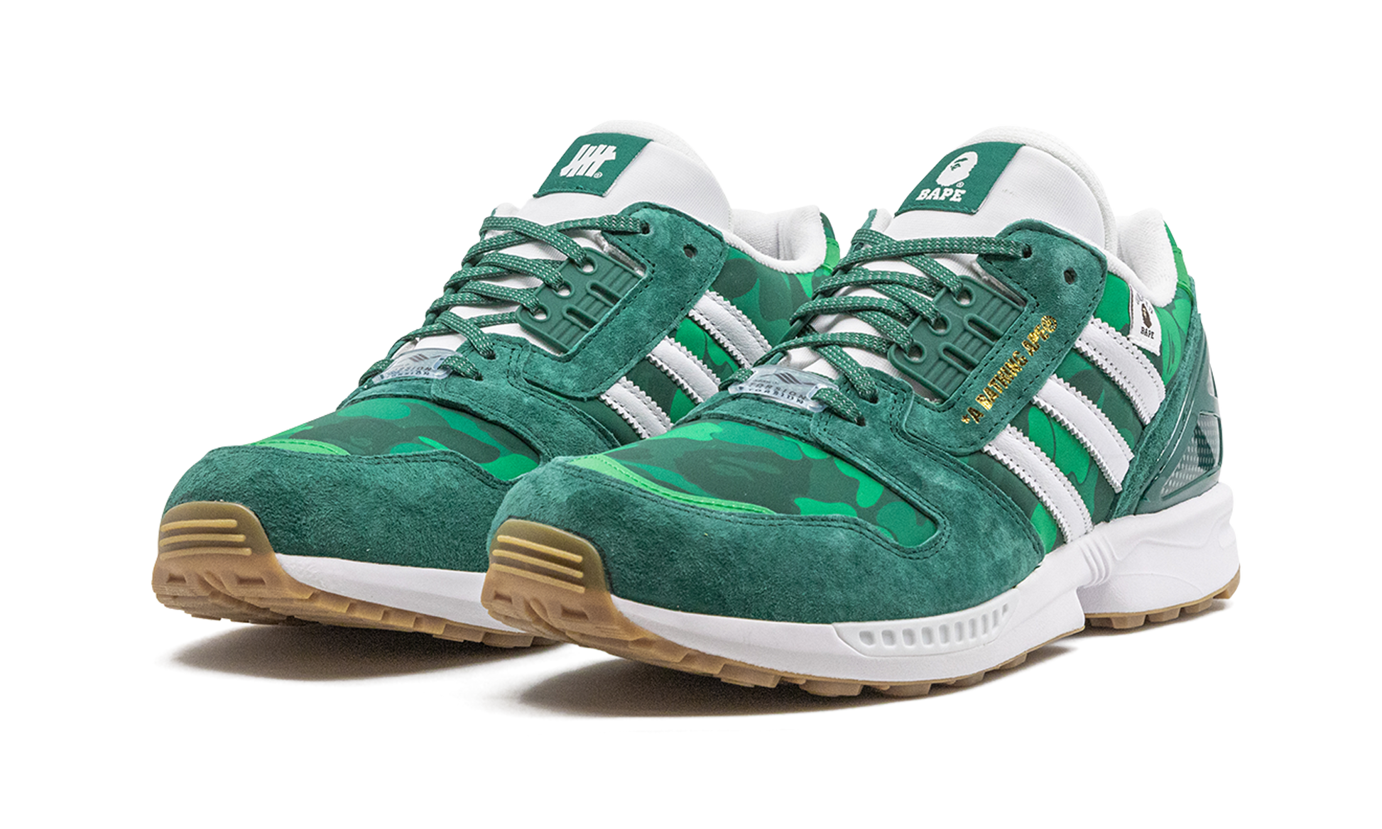 Zx 8000 "Bape x undefeated - green" FY8851