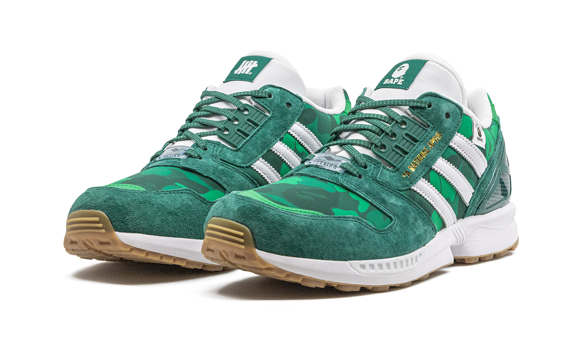 Zx 8000 "Bape x undefeated - green" FY8851